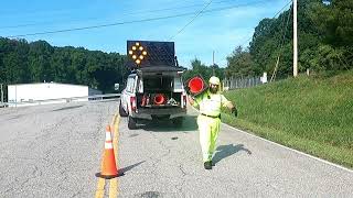 VDOT SSP Shoulder Closure.