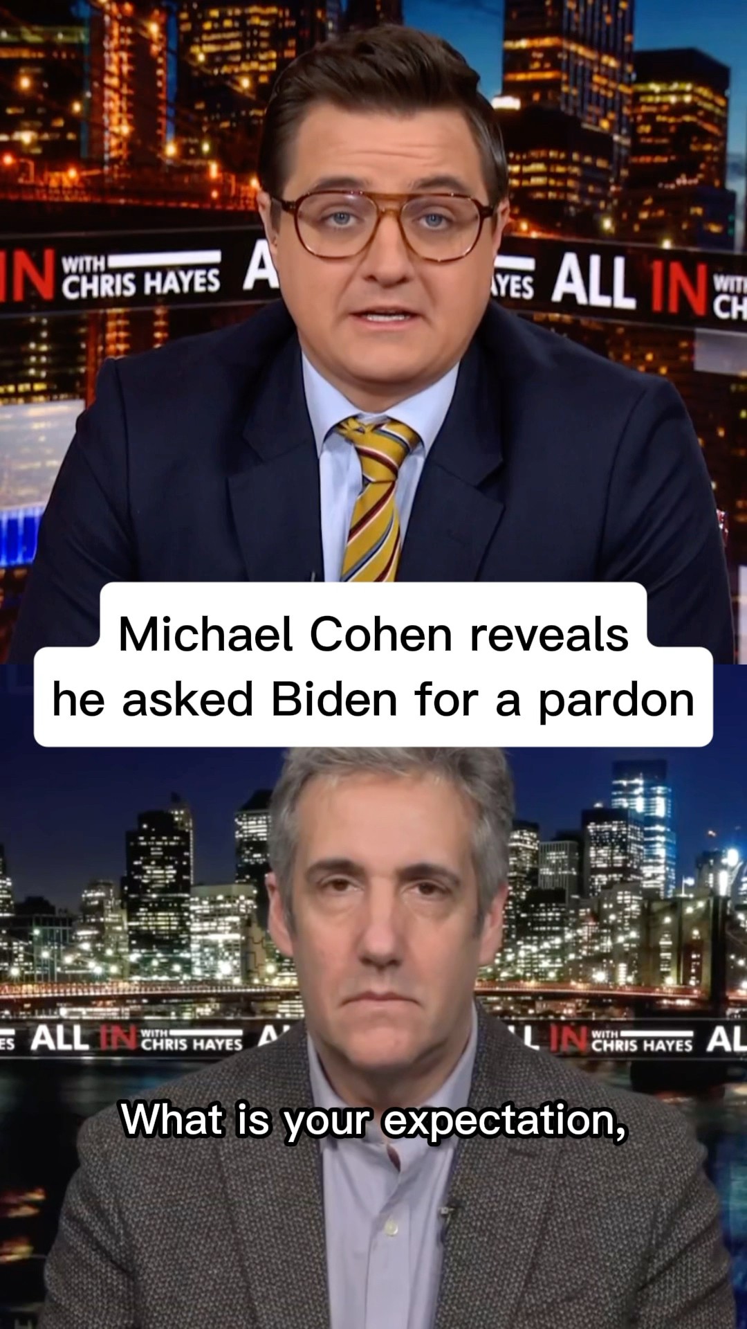 Michael Cohen reveals he asked Biden for a pardon