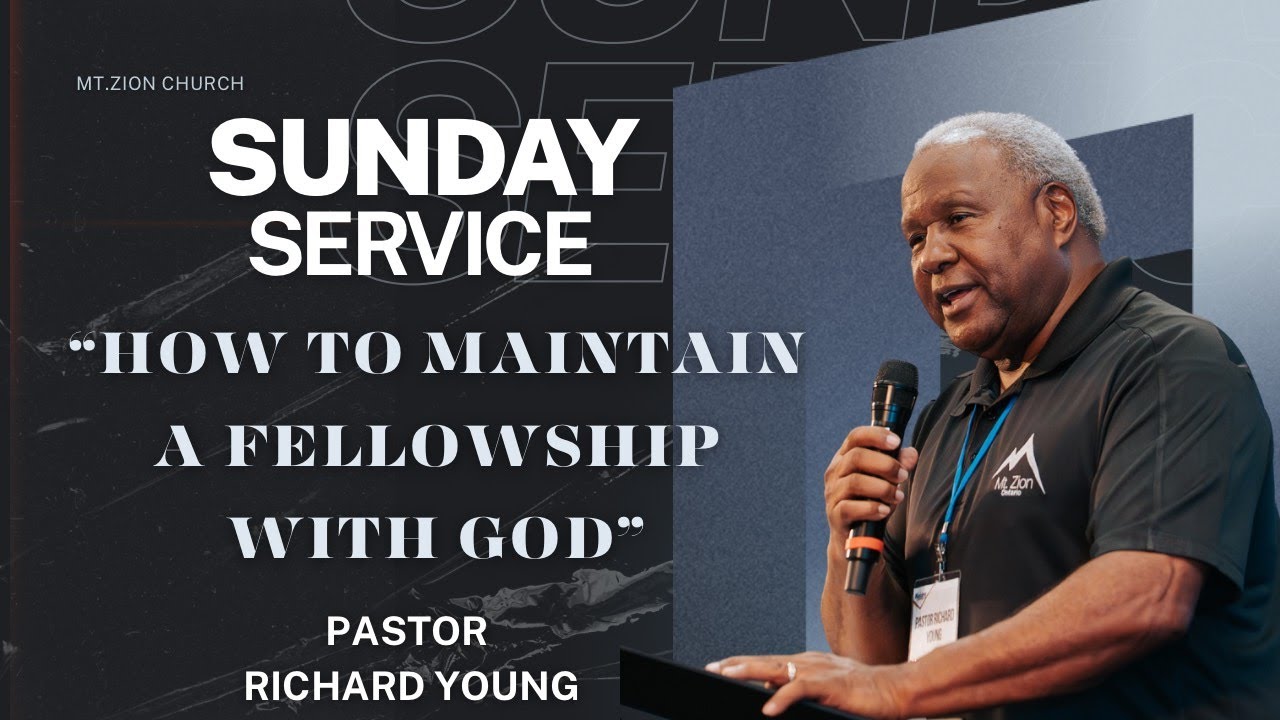 Mt Zion Ontario Live Stream --- How to Maintain Our Fellowship with God 1 John 2:1-6 1/11/2026