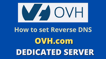 How to set Reverse DNS (rDNS/PTR Record) for IP in OVH Dedicated Server