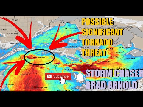 🔴LIVE STORM CHASING! Iowa Tornado Threat with Large Hail & Damaging ...