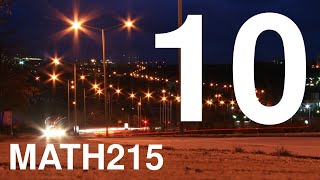 Mathematics III (2021-22 Spring) Lecture 10