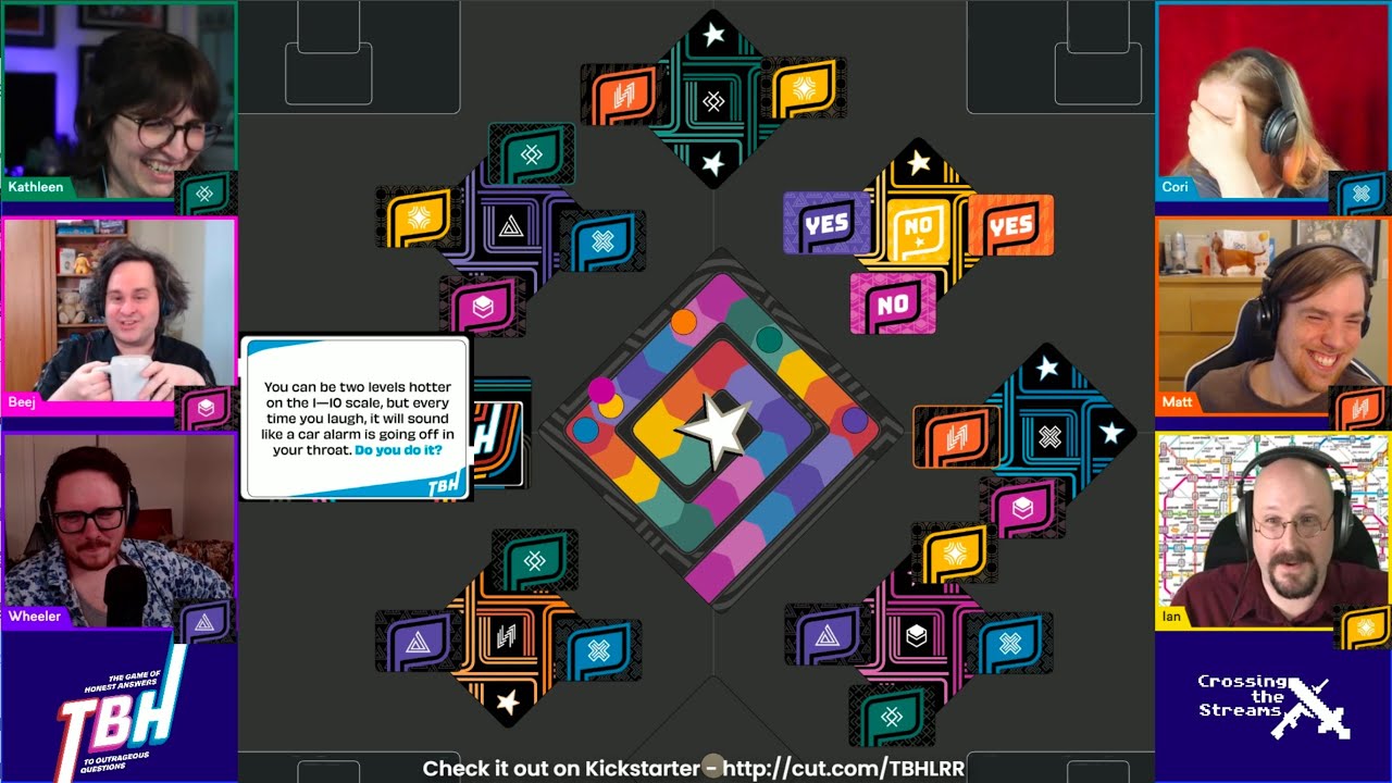 TBH - The Game of Honest Answers to Outrageous Questions || Crossing the Streams 2021-04-28