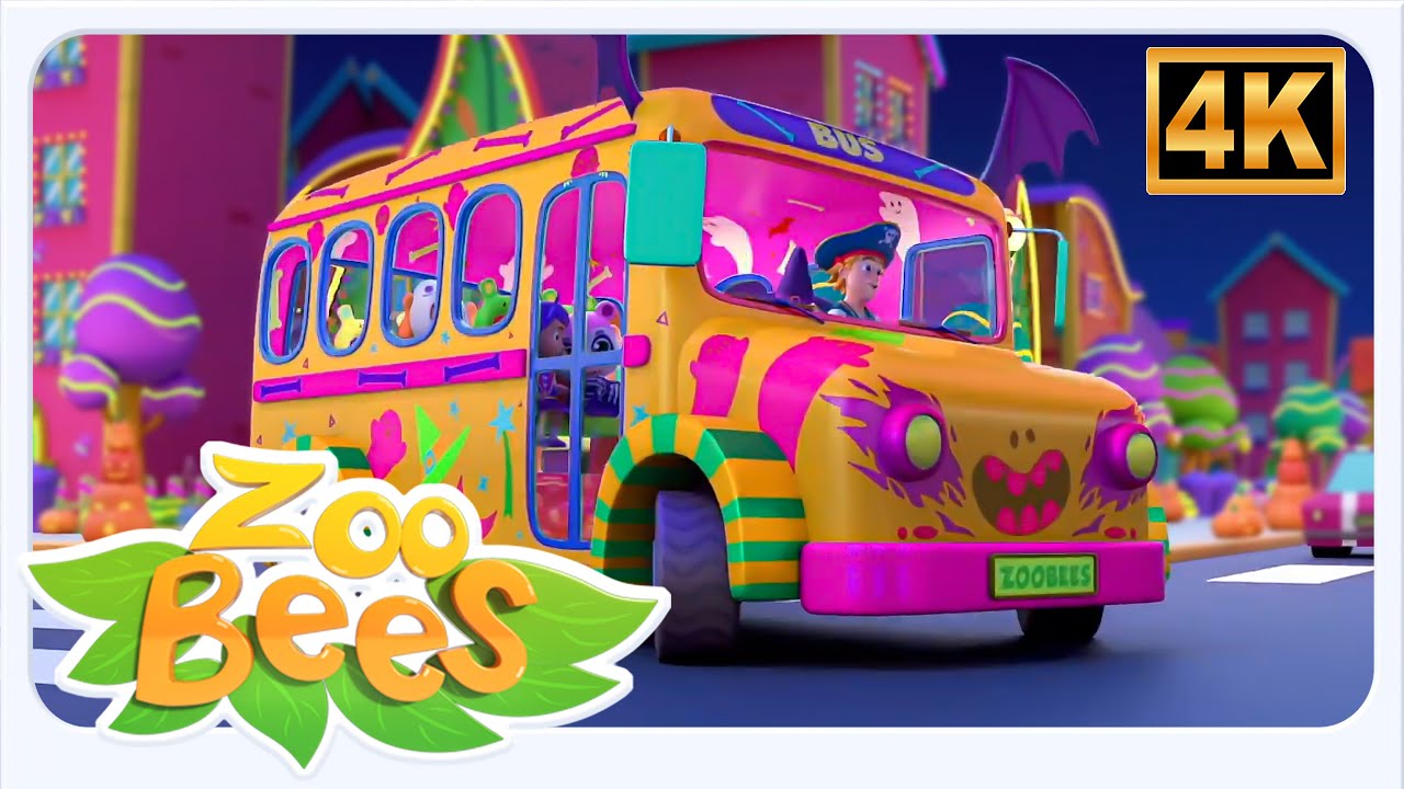 Zoobees – Halloween-Räder im Bus | Lustige Gedichte und Reime für die Vorschule Für Kinder