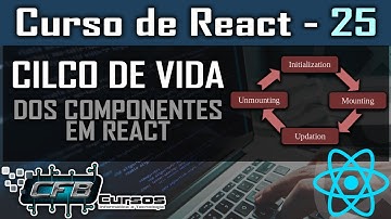Ciclo de Vida dos componentes em REACT - Curso de React - Aula 25