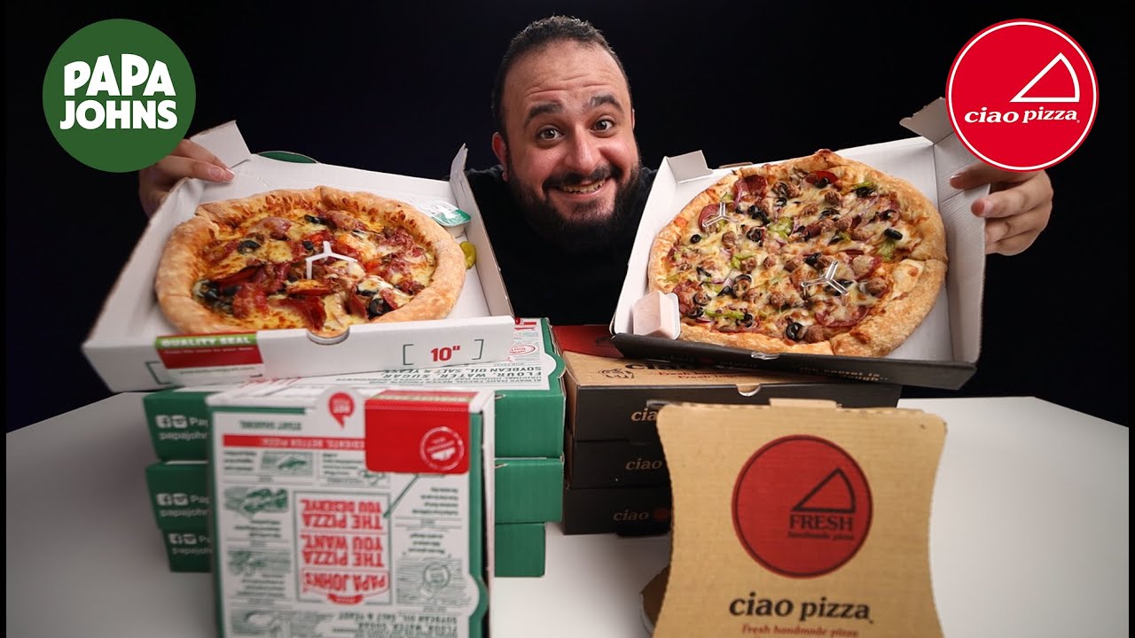 ⁣براند بيتزا مصري ضد براند بيتزا امريكي 🍕