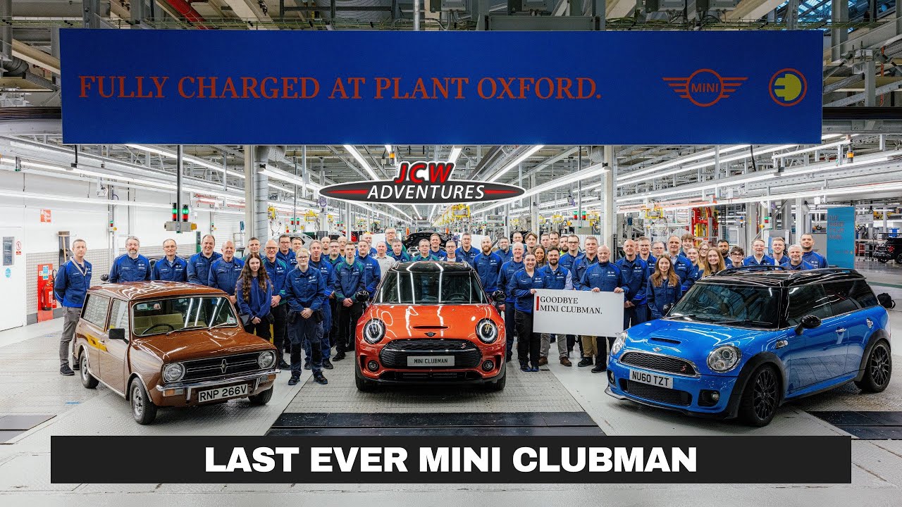 GOODBYE MINI CLUBMAN - Last MINI Clubman Ever Rolls Off The Production Line
