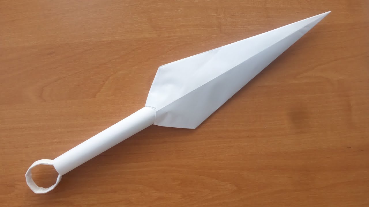 ⁣Как сделать Кунай из бумаги 🤺 How to make paper kunai