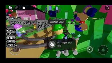 perfect view with bandu [cart ride into into dave and bambi [roblox]