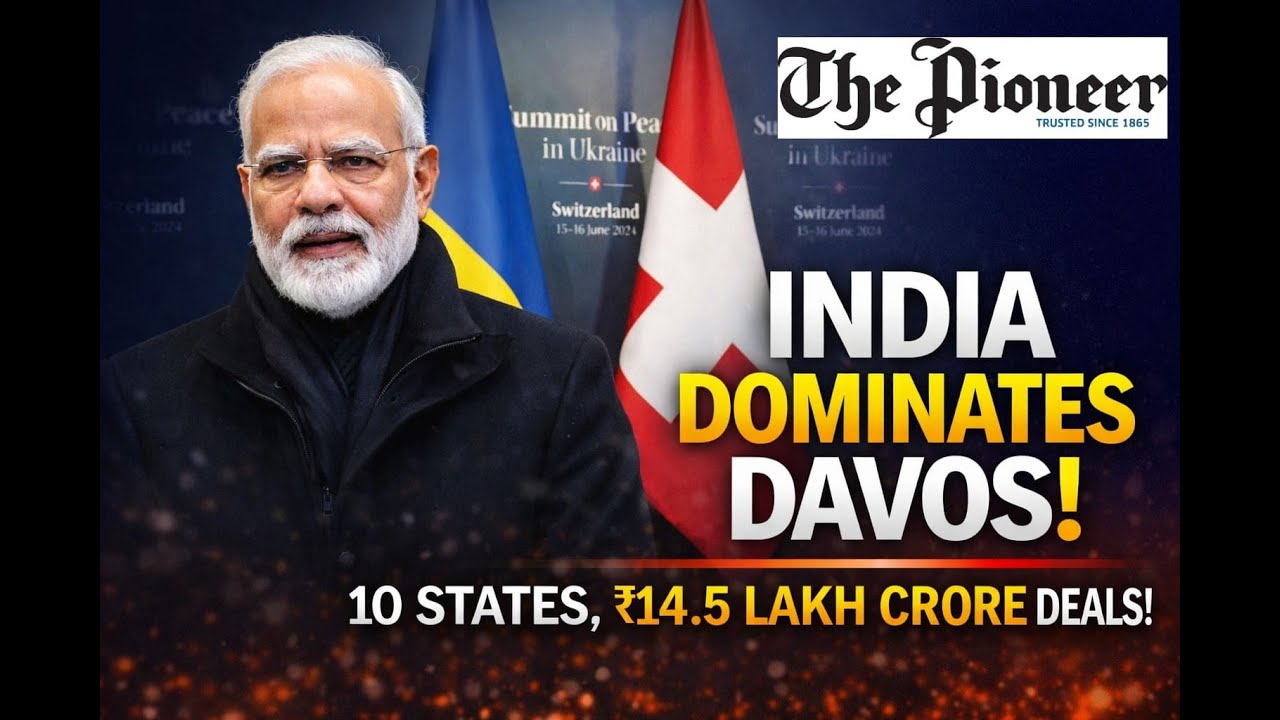 India Takes Over Davos 2026 🇮🇳 | Record Deals, 10 States, One Global Message