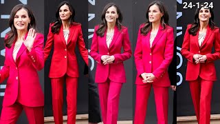 Queen Letizia Looked So Stylish During Visit Of Exhibition Life In Emergency | Queen Fashion