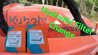 Kubota Hydraulic and Transmission Filter Change