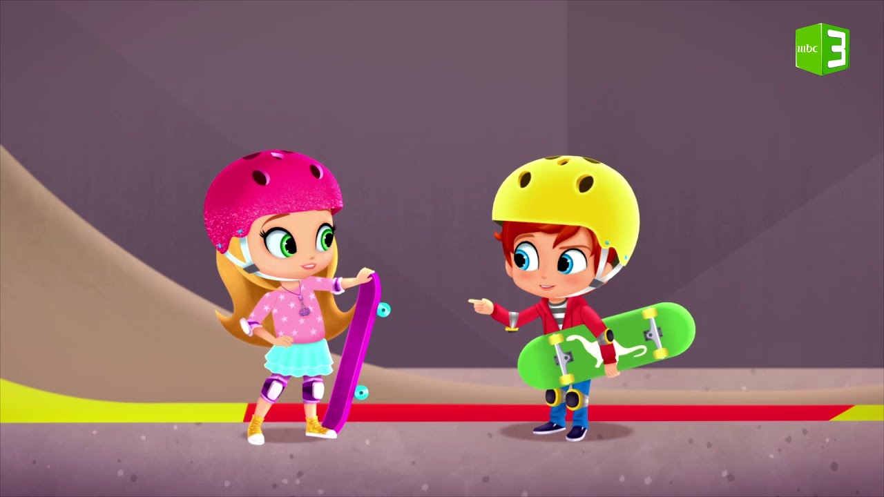 ⁣ليا وزاك يستعدان لمسابقة التزلج