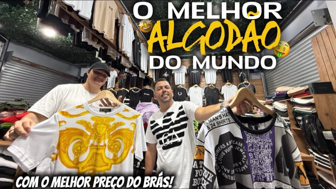 🤩🇵🇪 O MAIOR FORNECEDOR DE MALHA PIMA DO BRASIL ESTÁ NO BRÁS 🤑🔥