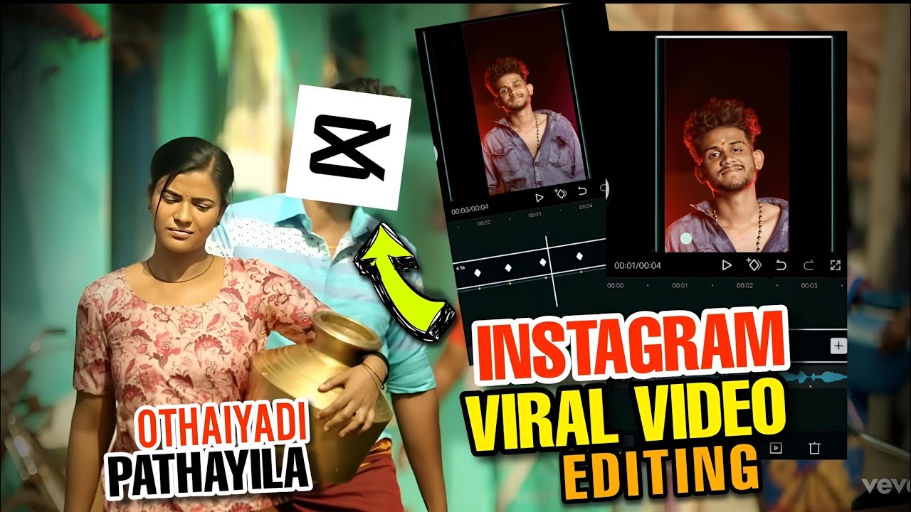 Instagram Viral 🔥Video Editing capcut tamil |  Othaiyadi Pathayila Instagram Trending Video Editing