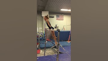 Straddle Up Handstand on Bars