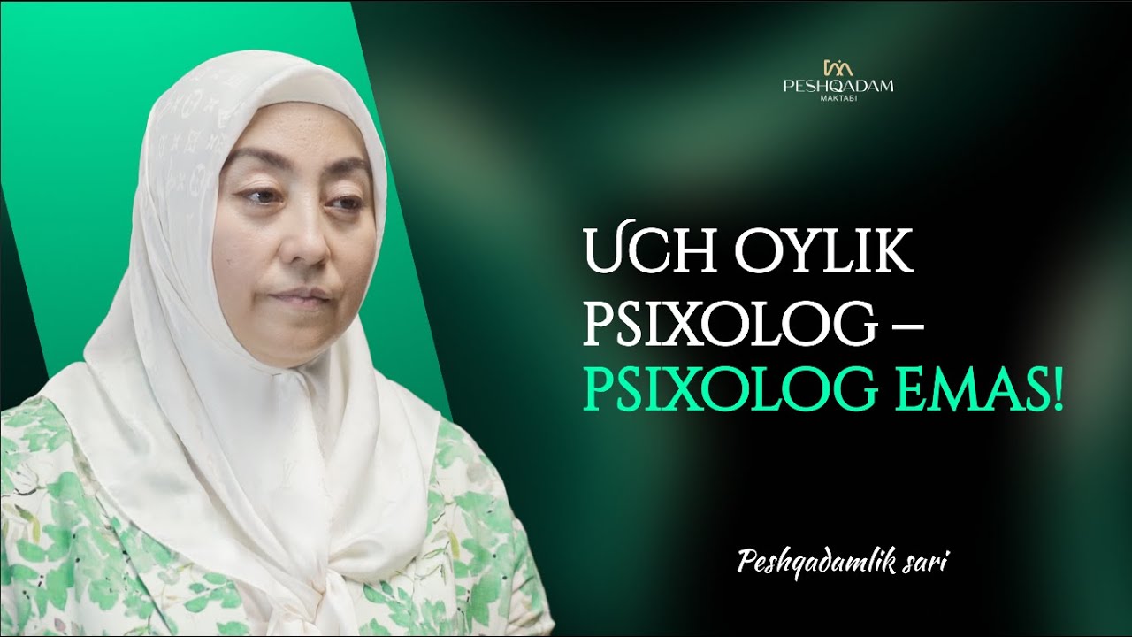 Uch oylik psixolog - psixolog emas!