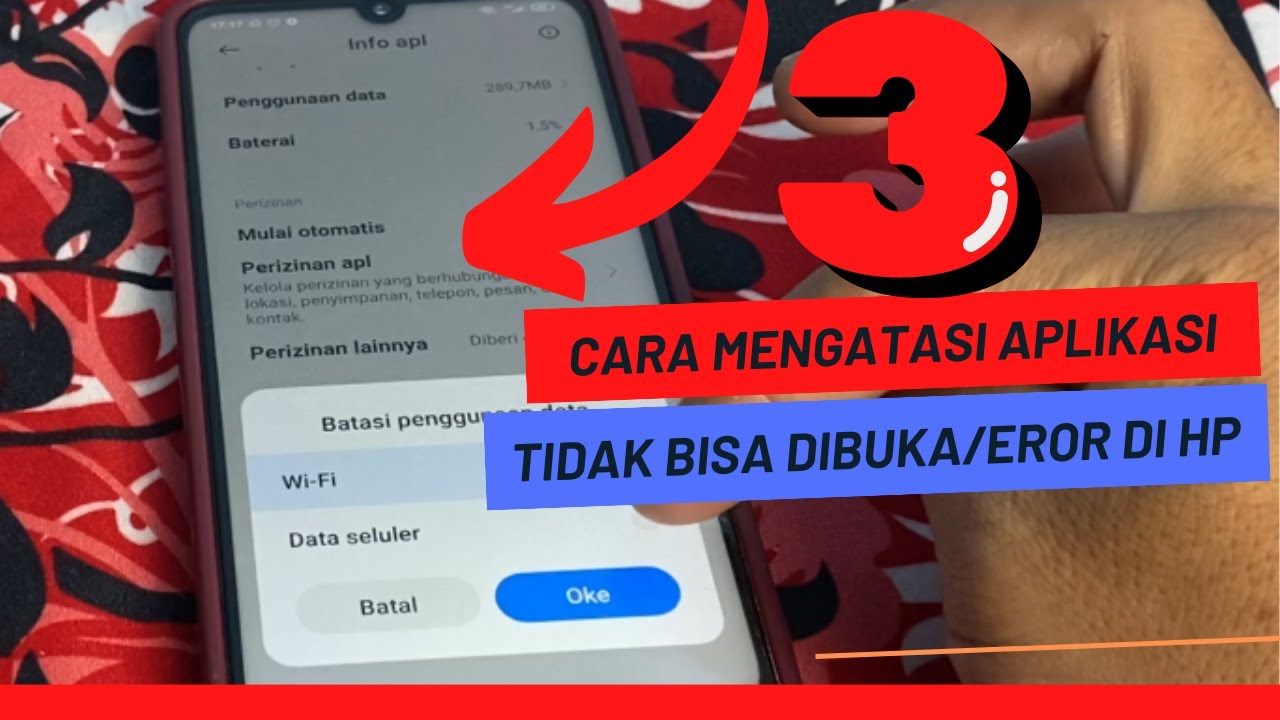 3 Cara Mengatasi Aplikasi di HP Tidak Bisa Dibuka - YouTube