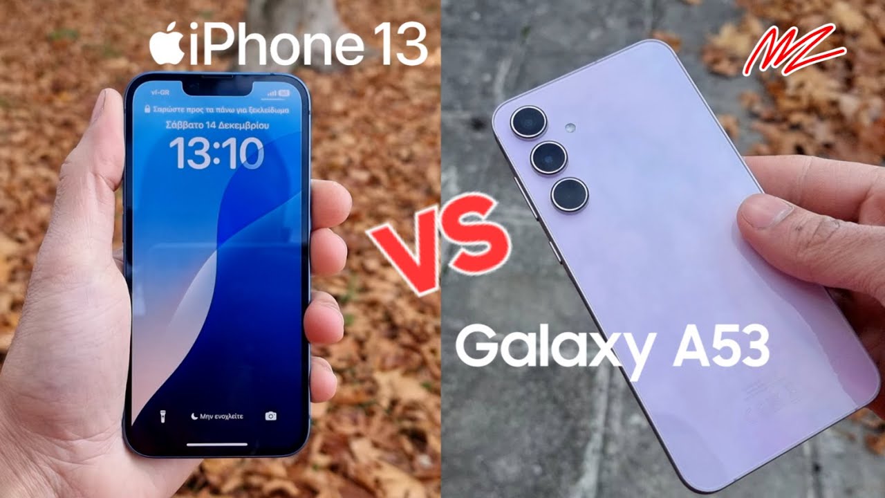 Galaxy A55 vs iPhone 13 - Smartphone Comparison (subtitles) - YouTube
