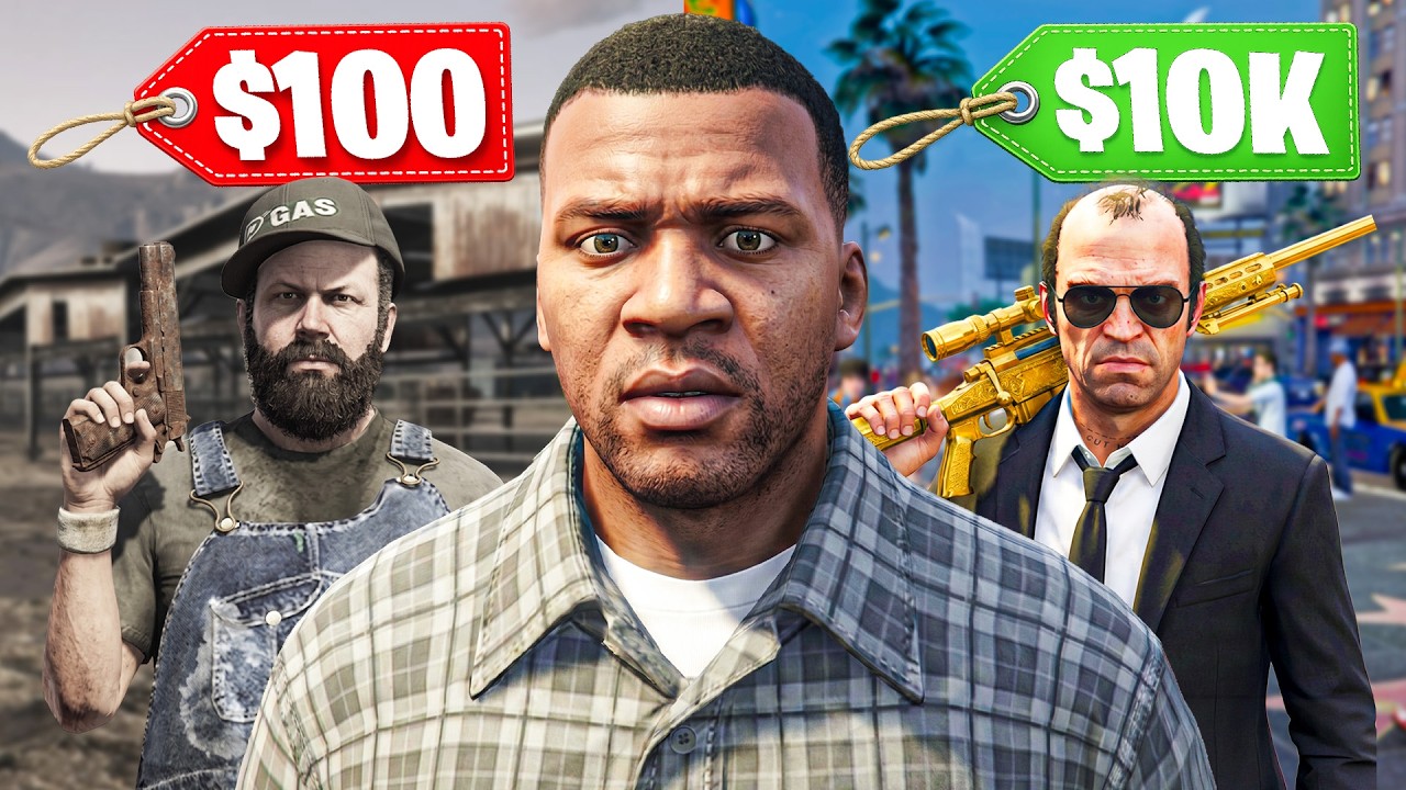 CHEAP VS EXPENSIVE GTA 5 HITMAN