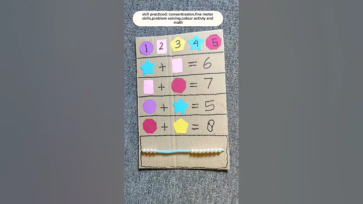 Math simple activty symbol #montessori #montessoriactivities #montessorilearning