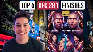 Top 5 UFC 281 Finishes!