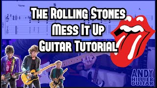 The Rolling Stones — Mess It Up Guitar Tutorial Lesson