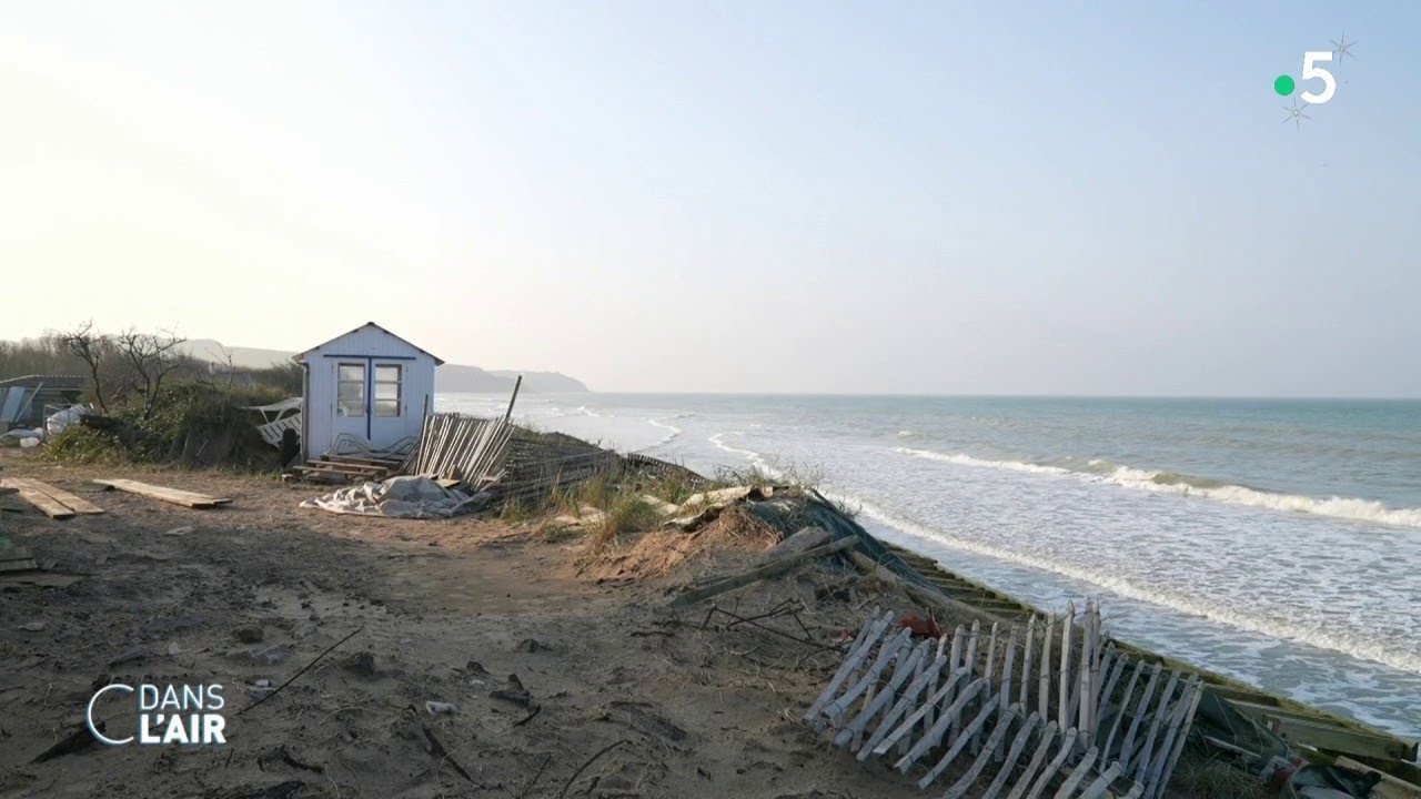 Ces maisons menacées par l'érosion côtière - Reportage #cdanslair 04.01.2024