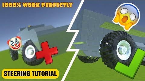 STEERING TUTORIAL | EVERTECH SANDBOX | 1000% WORK | HOW TO MAKE A TRUCK | EASY TUTORIAL by OARFIST