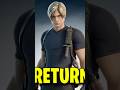 RESIDENT EVIL SKINS RETURN RELEASE DATE in FORTNITE ITEM SHOP!