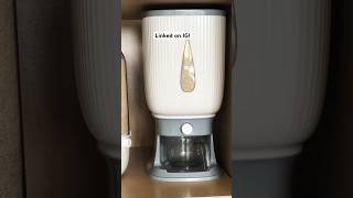 Found this amazing rice dispenser on Amazon that can store up to 20 lb! #kitchenasmr #amazonfinds