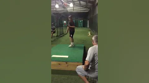 Dillon Scott - Pitching Practice w/ Linty Ingram