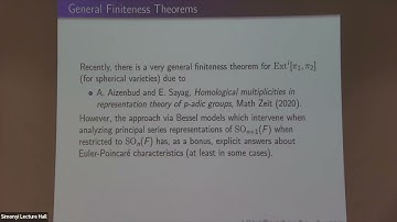 Branching laws: homological aspects - Dipendra Prasad