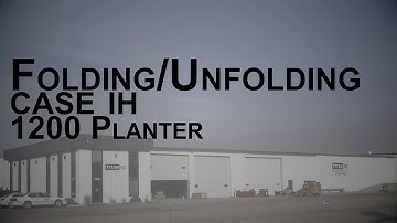How to Unfold and Fold a Case IH 1200 Planter