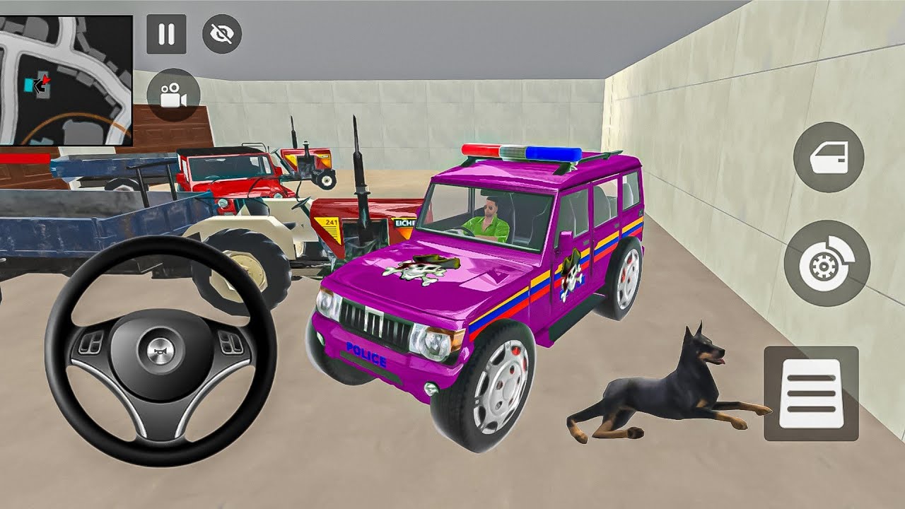 🤯Modified pink police car🚨 Gangster Life in Indian Streets | Open WorldGame game for android⛽
