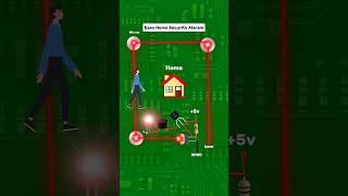 Easy Laser Security Alarm 🚨 | Home Security Project Using BC547 | DIY Electronics