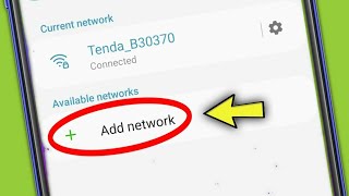Add Hidden Wifi Network | Add Wifi Network Kya Hai | Connect Hidden Wifi Network