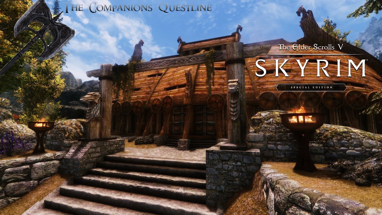 Skyrim Special Edition  -  6. Pegar as Armas - (1. Companions Quest)