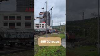 SBB Güterzug beim Bahnhof Baden, Kanton Aargau, Schweiz 2023 / #shorts