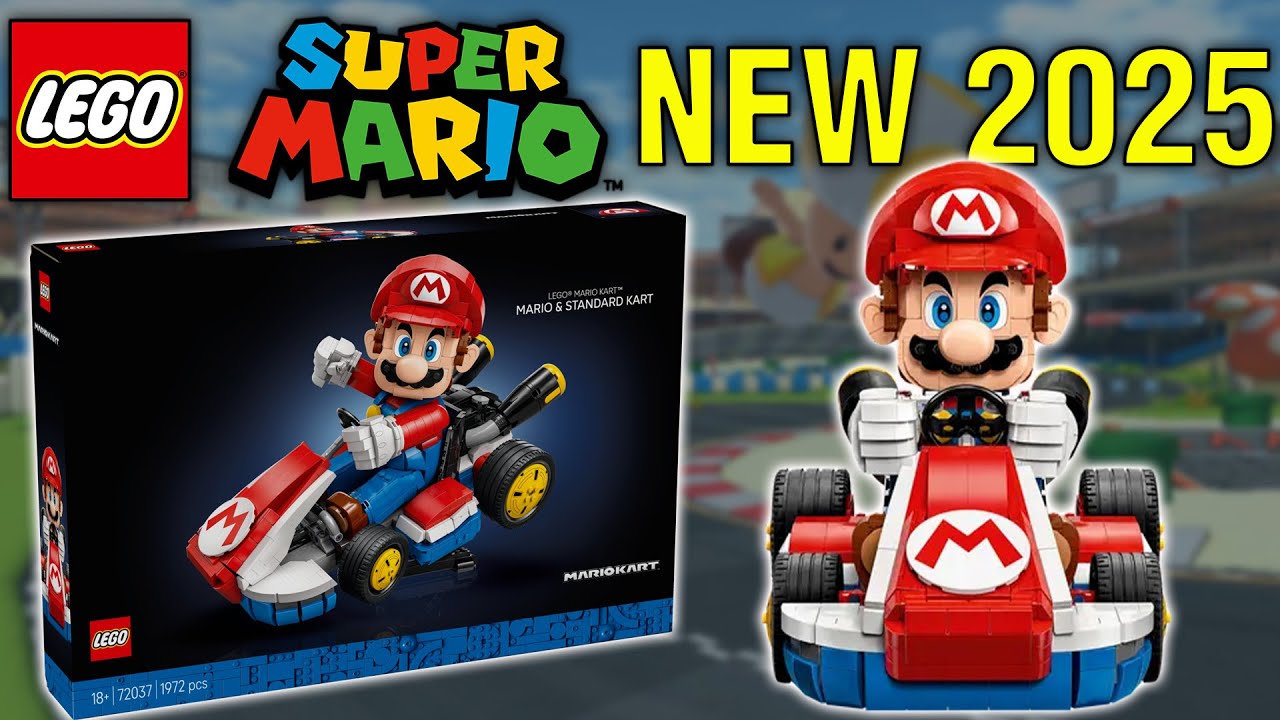 LEGO Reveals Giant Mario & Standard Kart For Mario Day 2025