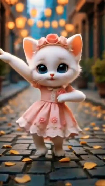 Cat 😸 Funny Dance 😂 On Thumak Thumak Song #cat #funnydance #thumakthumak #viralshorts