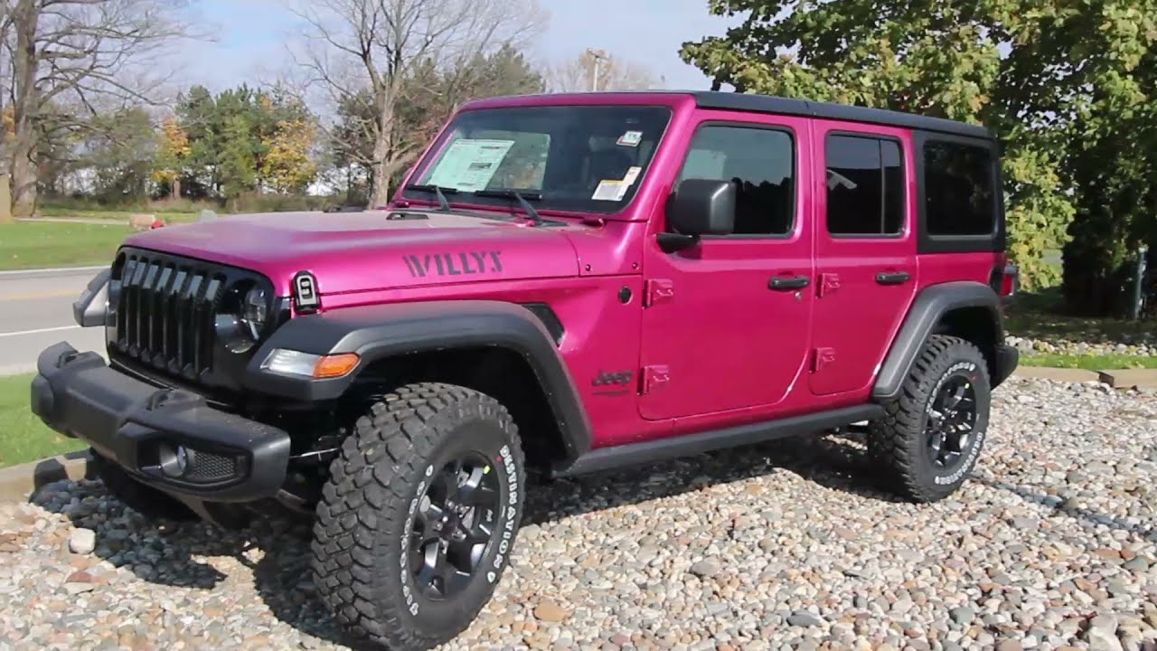 New 2021 Jeep Wrangler Unlimited Willys - YouTube