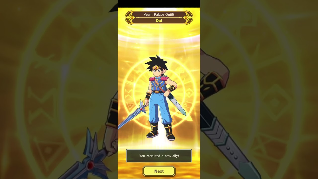 DQ Dai:A Hero's Bonds-New Character|Dai (Vearn Palace Outfit)