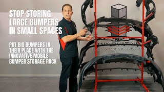 Stop Storing Large Bumpers in Small Spaces: The Innovative Mobile Bumper Storage Rack