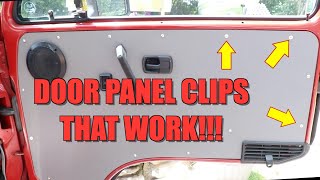 Door Panel Clips//Permanent FIX!!!