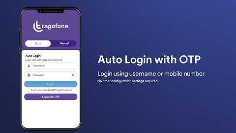 How to Login with OTP in Tragofone Softphone App