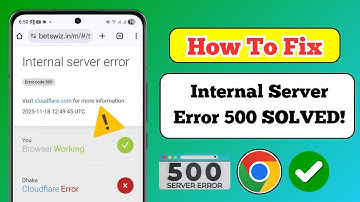 How to Fix Cloudflare “Internal Server Error 500” Problem | Cloudflare Error Fix (2025)