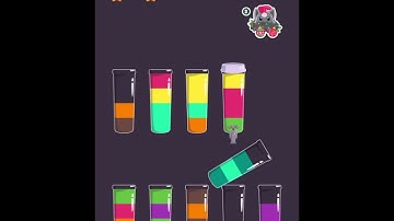 Cups - Water Sort Puzzle Level 37 ⭐️