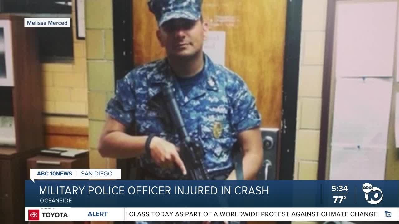 Military police officer critically injured in Camp Pendleton crash ...