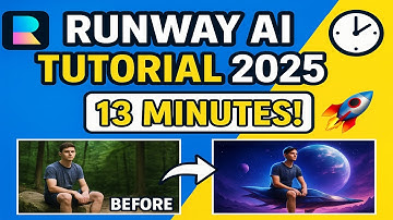 Runway AI Tutorial for Beginners in 13 MINUTES FULL GUIDE 2025